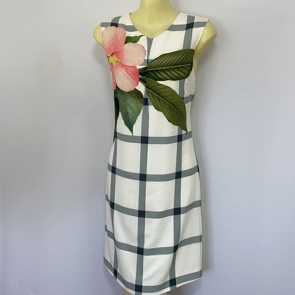 Ted Baker Dress “Secret Trellis” Sheath Dress NWOT Sz Ted 0~ - Picture 6 of 10